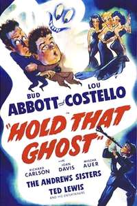 Hold That Ghost - Poster