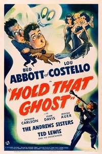 Hold That Ghost - Poster