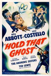 Hold That Ghost - Poster