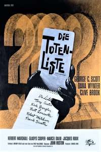 The List of Adrian Messenger - Poster