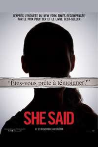 She Said - Posters