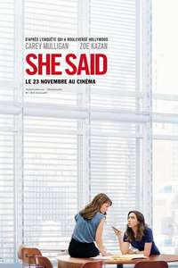 She Said - Posters