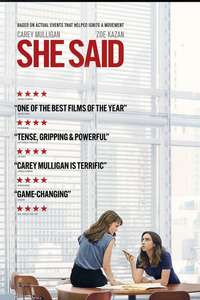 She Said - Posters