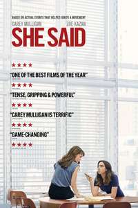 She Said - Posters