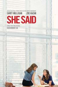 She Said - Posters