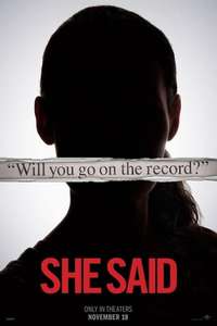 She Said - Posters