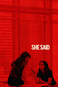 She Said - Posters