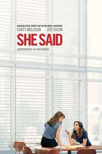 She Said - Posters