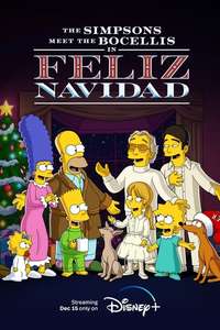 The Simpsons Meet the Bocellis in Feliz Navidad - Posters