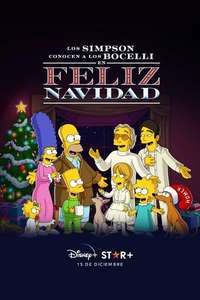 The Simpsons Meet the Bocellis in Feliz Navidad - Posters