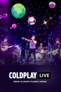 Coldplay Live from Climate Pledge Arena - Poster