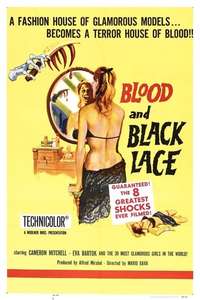 Blood and Black Lace - Poster