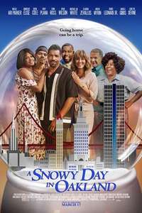 A Snowy Day in Oakland - Poster