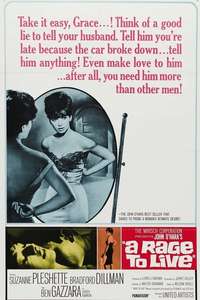 A Rage to Live - Posters
