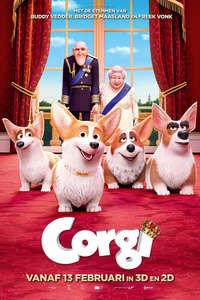 The Queen's Corgi - Poster