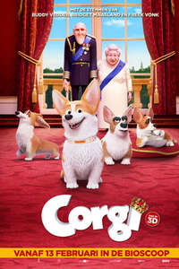 The Queen's Corgi - Poster