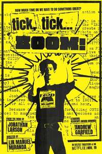 tick  tick...BOOM! - Poster