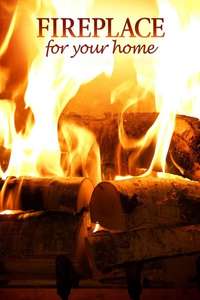 4K Fireplace - Poster