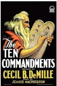 The Ten Commandments - Poster