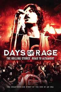 Days of Rage: the Rolling Stones' Road to Altamont - Poster