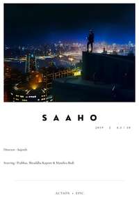 Saaho - Poster