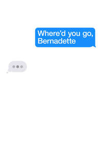 Where'd You Go  Bernadette - Poster