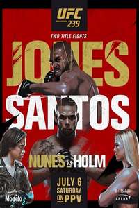 UFC 239: Jones vs. Marreta - Poster