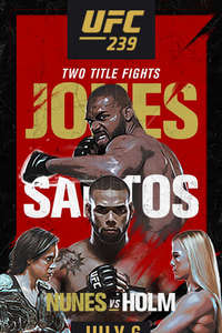 UFC 239: Jones vs. Marreta - Poster