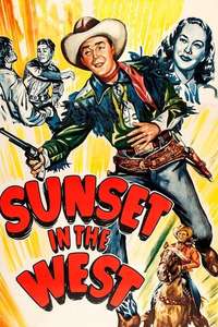 Sunset in the West - Poster