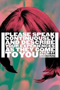 Please Speak Continuously and Describe Your Experiences as They Come to You - Posters