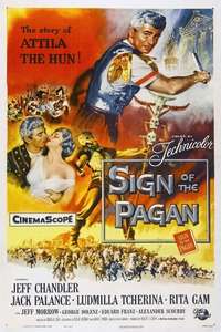 Sign of the Pagan - Poster