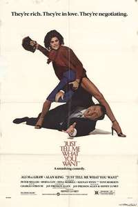 Just Tell Me What You Want - Poster