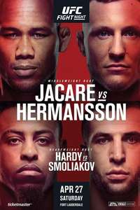 UFC on ESPN 3: Jacare vs. Hermansson - Poster