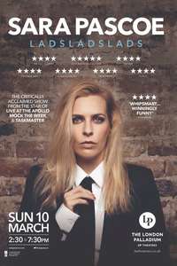 Sara Pascoe Live: LadsLadsLads - Poster