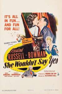 She Wouldn't Say Yes - Posters