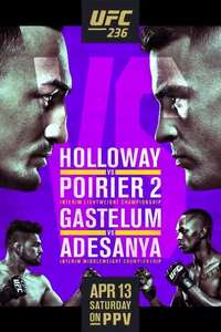 UFC 236: Holloway vs. Poirier 2 - Poster