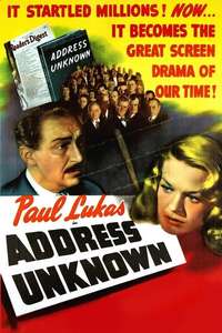 Address Unknown - Poster