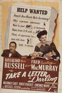 Take a Letter  Darling - Poster