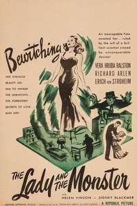 The Lady and the Monster - Posters