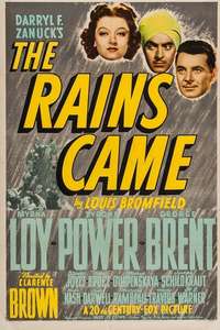 The Rains Came - Poster