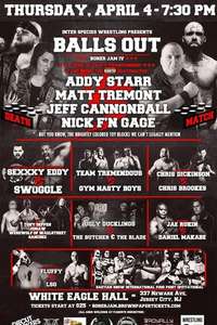 ISW Boner Jam IV: Balls Out - Poster