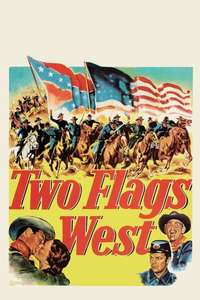 Two Flags West - Poster