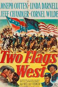 Two Flags West - Poster
