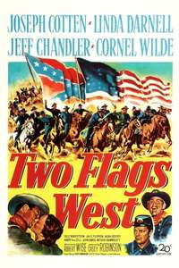 Two Flags West - Poster