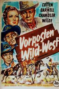Two Flags West - Poster