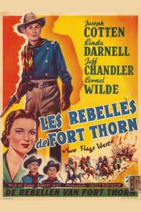 Two Flags West - Poster