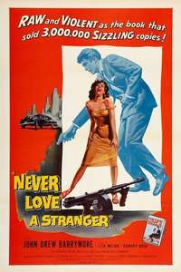 Never Love a Stranger - Posters