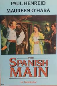 The Spanish Main - Poster