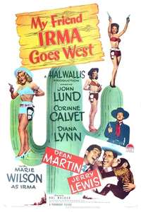 My Friend Irma Goes West - Poster