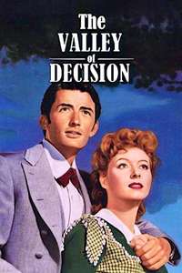 The Valley of Decision - Poster